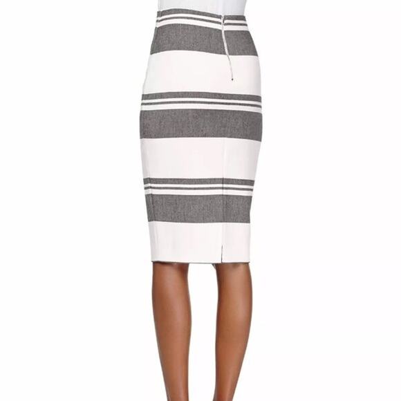 Elizabeth and James Aisling Striped Pencil Skirt - Picture 2 of 6